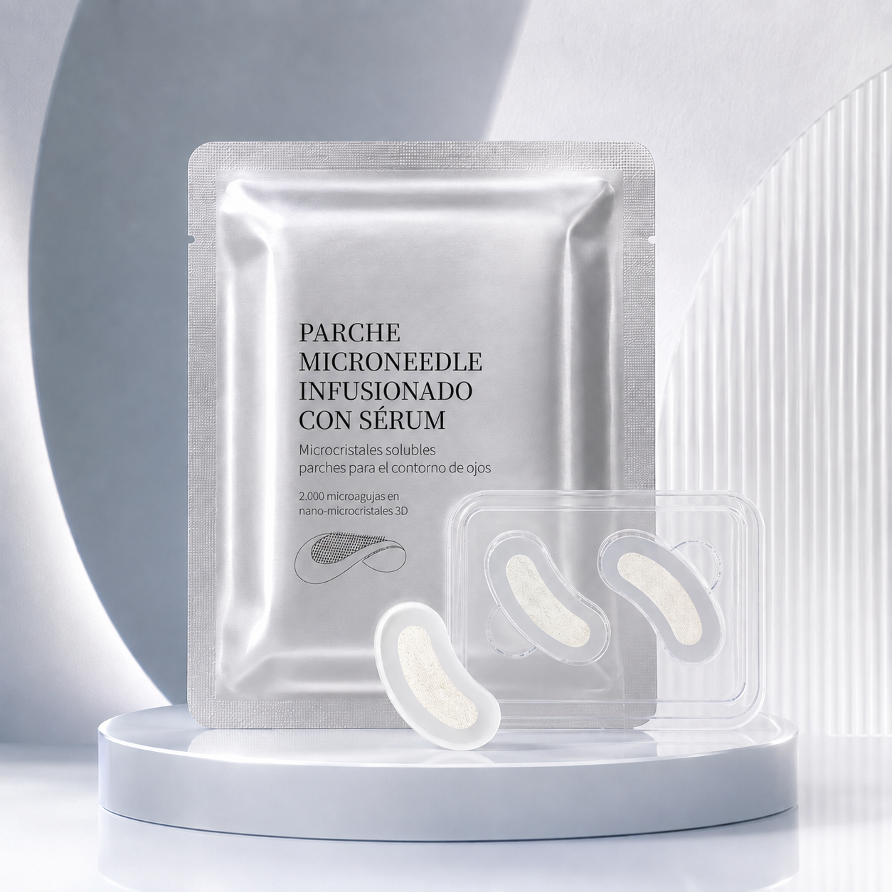 Parches de Microagujas con Sérum para Ojeras